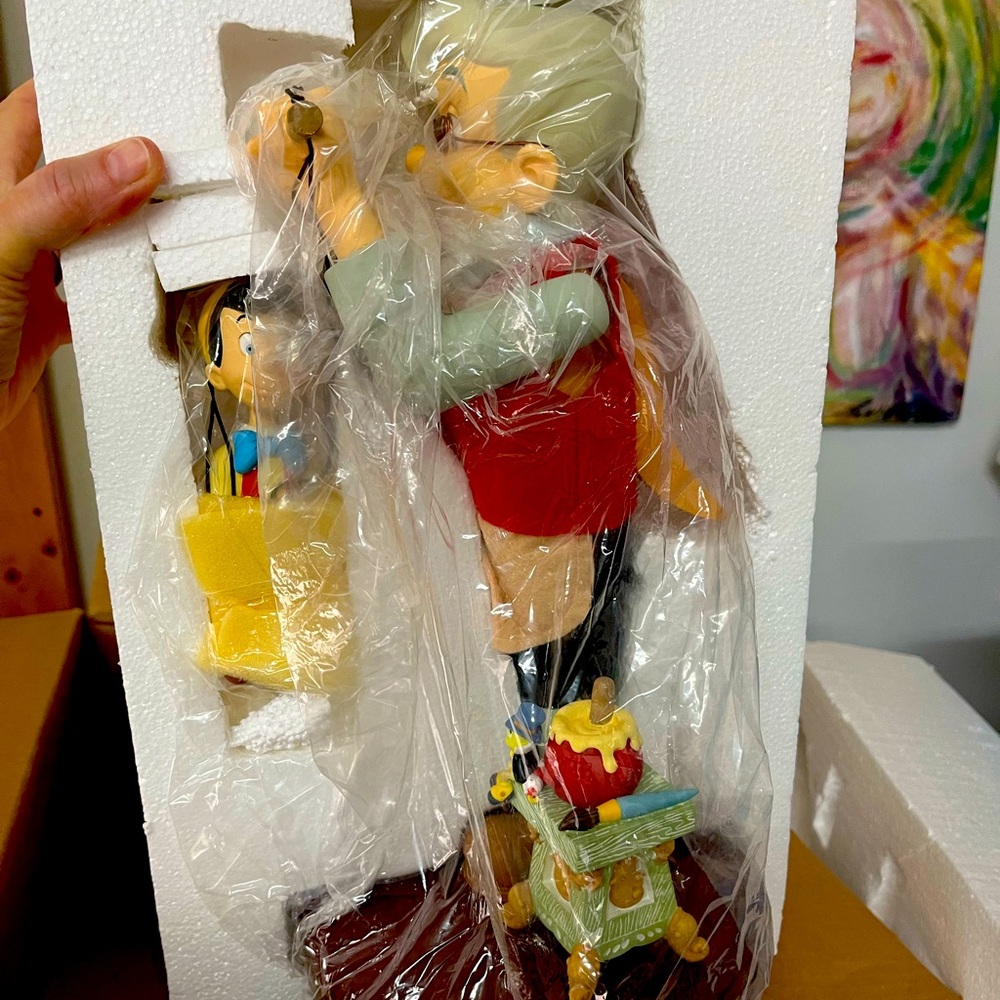 New! Disney Gepetto and Pinocchio nutcracker